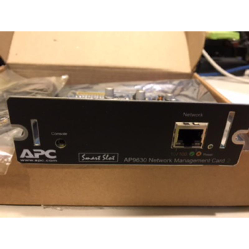 岡山可面交二手APC AP9630 UPS Network Card 網管卡 網路管理卡 Schneider施耐德電氣-細節圖3