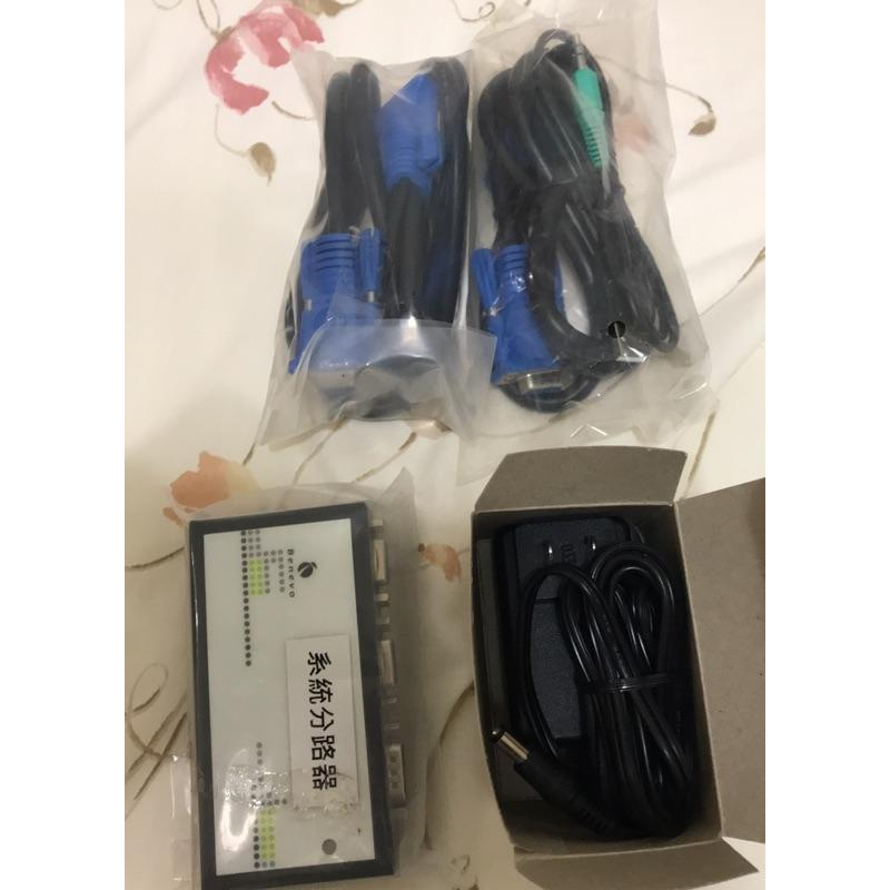 岡山可面交BENEVO 2M 整合型USB+VGA+Audio三合一連接線KVM-細節圖5