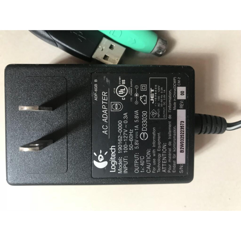 岡山可面交 羅技 Logitech ADP-6GB 190162-0000 原廠充電器 5.8V 1A無線滑鼠充電器-細節圖3