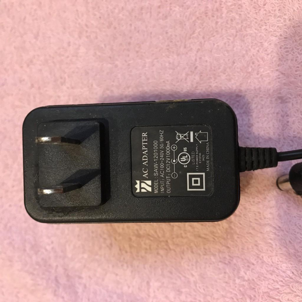 【我最便宜】岡山可面交 變壓器 充電器  VISION SAW-1201000 12V 1A 5.5mm 2.5mm-細節圖2