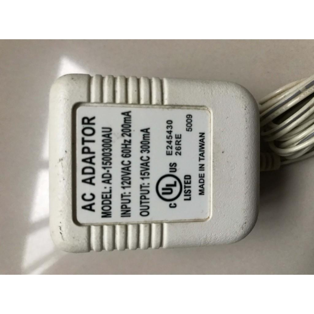 【我最便宜】岡山可面交 二手 AD-1500300AU 15V 300ma  變壓器 充電器-細節圖2