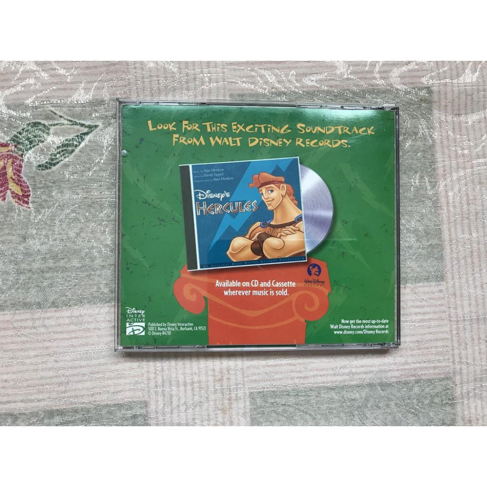 【我最便宜】(岡山可面交)  迪士尼 故事書CD Animated StoryBook: Hercules-細節圖3