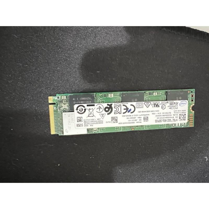 岡山 二手 Intel 660P 512GB M.2 2280 PCIE SSD 固態硬碟 非256 1T-細節圖3