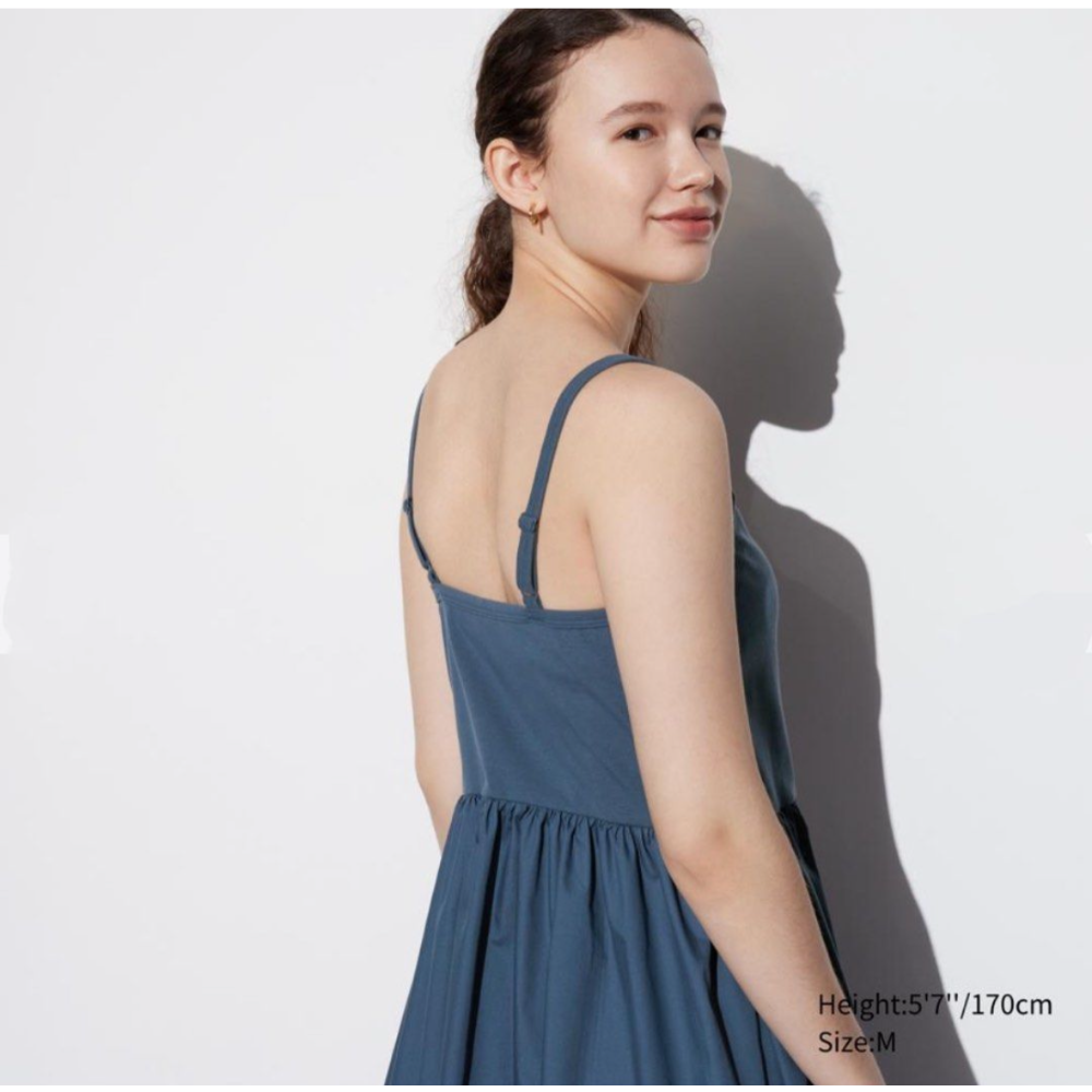 Uniqlo正品細肩帶背心裙-細節圖3