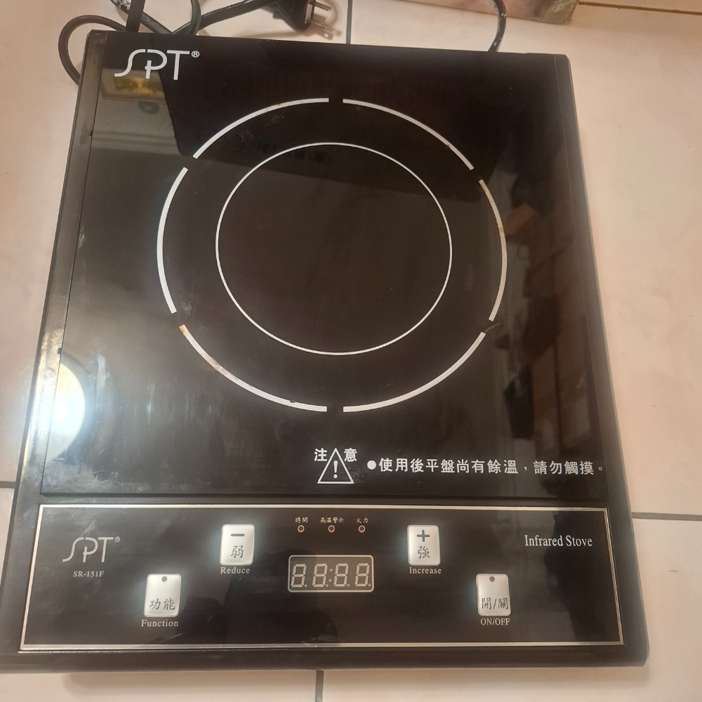 尚朋堂 SPT SR-151F IH爐 微電腦 黑晶爐 電磁爐-細節圖3