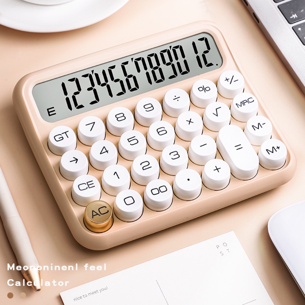 【台灣出貨 】復古計算機 計算機 桌上型計算機 造型計算機 辦公用 商用 交換禮物-規格圖8