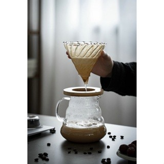 【台灣出貨】雲朵咖啡壺 玻璃咖啡壺 雲朵壺 咖啡壺 手沖壺 掛耳手沖壺 咖啡下接壺 咖啡手沖壺-細節圖5