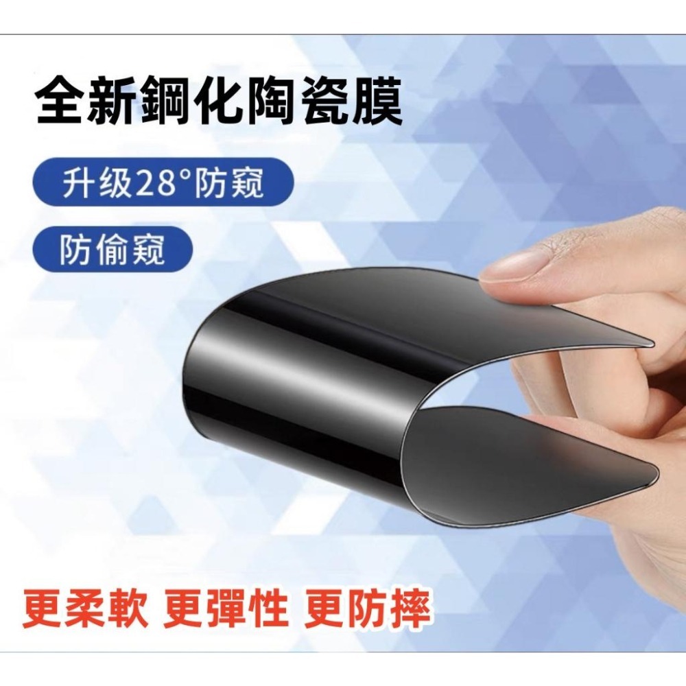 抗指紋 防窺 9H保護貼 OPPO Reno7 Reno8 PRO Reno 7Z 8Z 滿版防窺霧面鋼化陶瓷膜 陶瓷膜-細節圖2