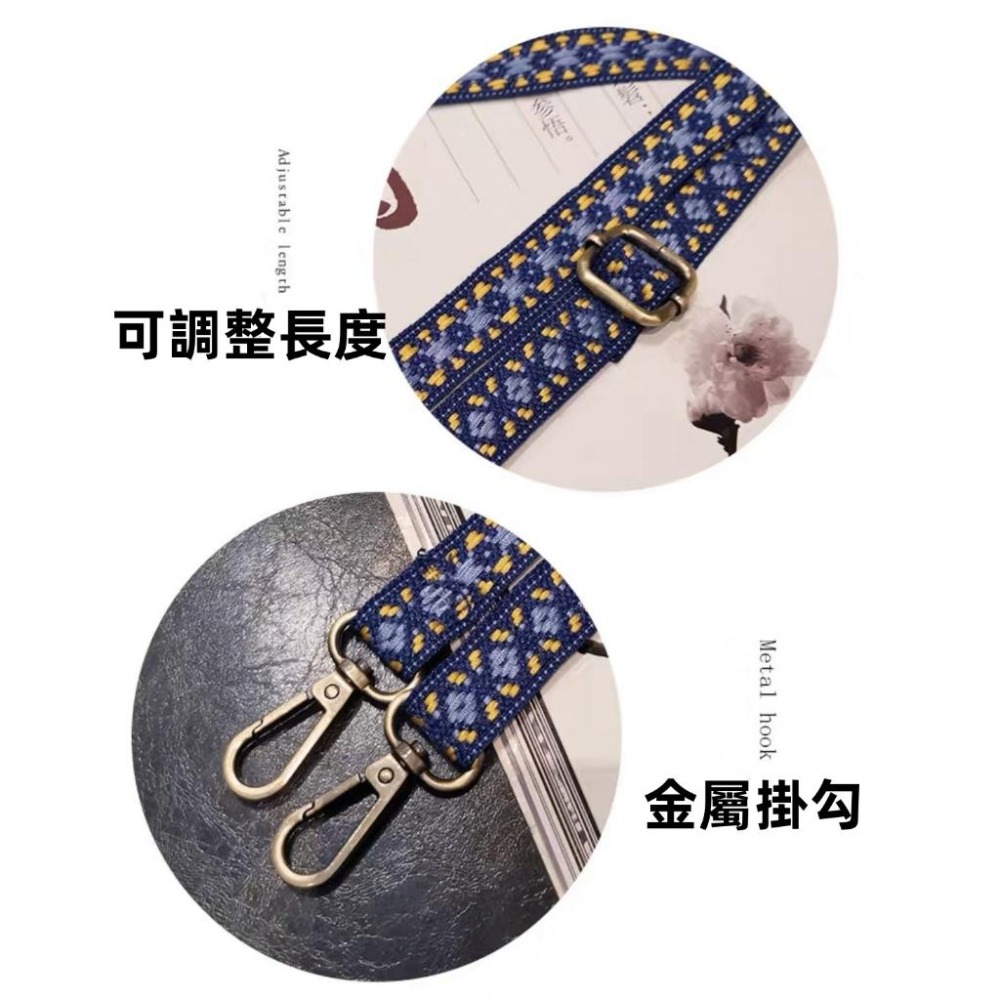 民族風 背帶 手機背帶 斜背帶 手機掛繩 手機斜背帶 手機吊繩 可調整背帶 手機掛繩斜背 手機背帶掛繩 手機寬背帶-細節圖3