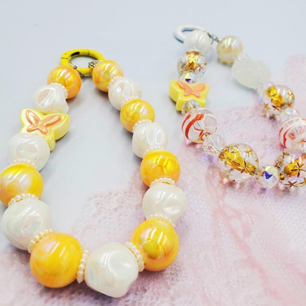 手機短掛繩 串珠 掛繩 手機吊飾 短掛繩 吊飾-細節圖6