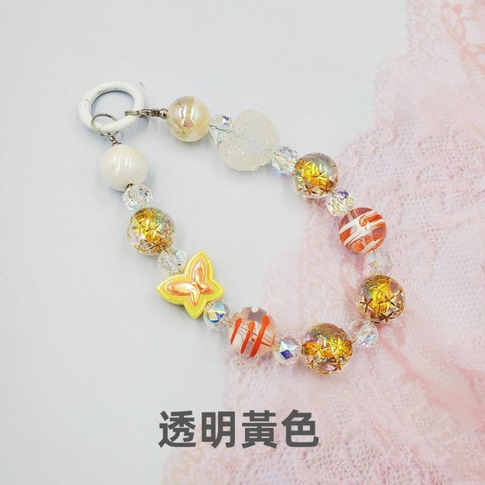 手機短掛繩 串珠 掛繩 手機吊飾 短掛繩 吊飾-細節圖8