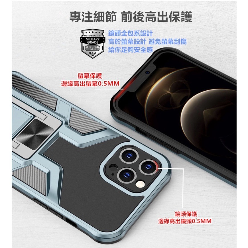 美國軍匠支架 軍規手機殼 三星 A32 A42 A52 A52S 5G 防摔殼 手機殼 保護殼-細節圖2