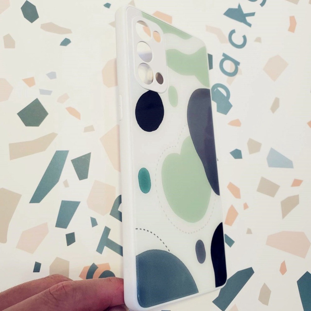 水彩液態玻璃殼 OPPO RENO5 RENO5Z RENO5 PRO 手機殼 防摔殼-細節圖6