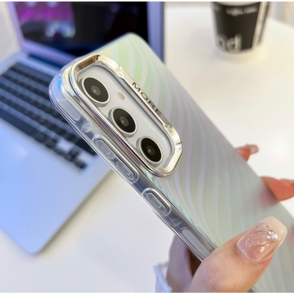 鐳射漸變 手機殼 三星 SAMSUNG S24 + ULTRA PLUS S24+ S24U 防摔殼 保護殼 手機殼 殼-細節圖2