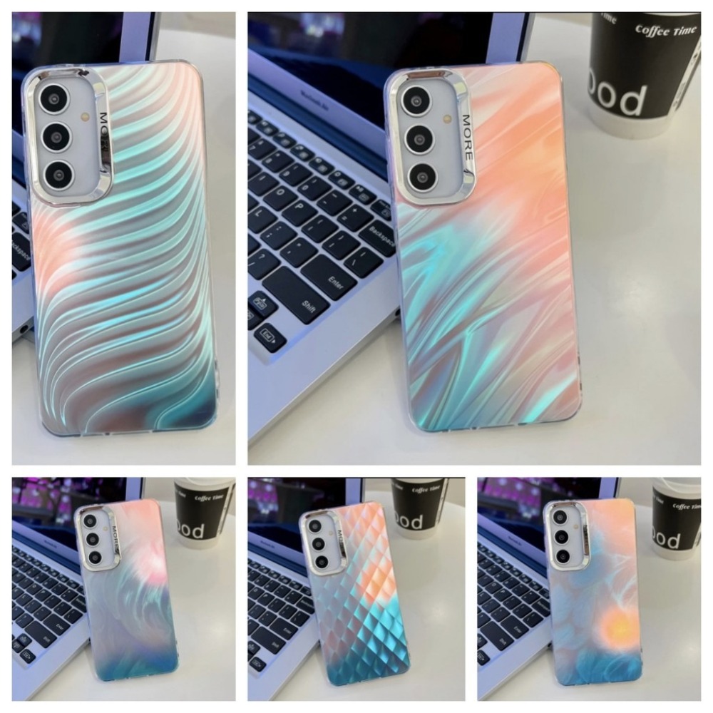 鐳射漸變 手機殼 三星 SAMSUNG S24 + ULTRA PLUS S24+ S24U 防摔殼 保護殼 手機殼 殼-細節圖4