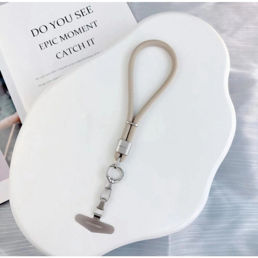 手腕掛繩 附夾片 短掛繩 8mm LeeuDesign 手機掛繩短 手機殼掛繩 手機掛繩 編織掛繩 手掛繩 手機短掛繩-細節圖8