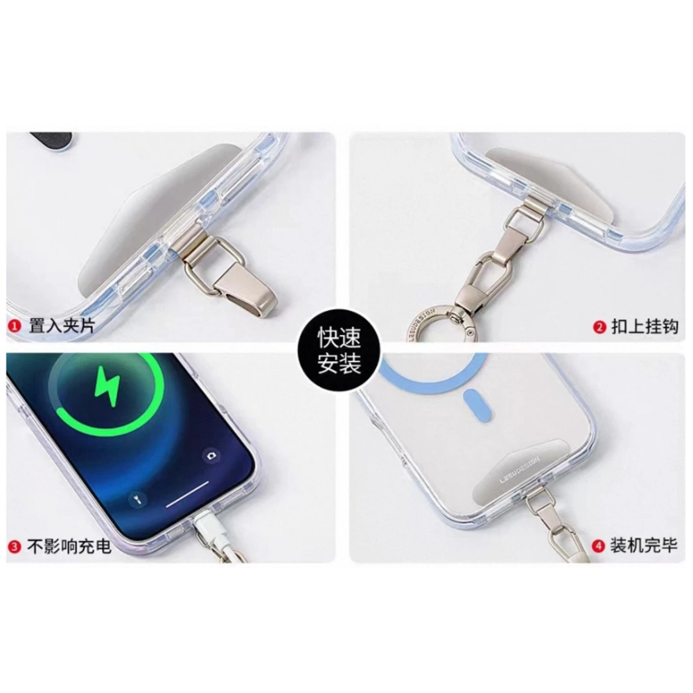 手腕掛繩 附夾片 短掛繩 8mm LeeuDesign 手機掛繩短 手機殼掛繩 手機掛繩 編織掛繩 手掛繩 手機短掛繩-細節圖10