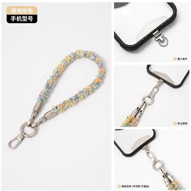 現貨快速寄出 素色手機通用掛繩 手機吊繩【LeeuDesign】8mm 雙鉤 手腕掛繩（附360°墊片）-細節圖5