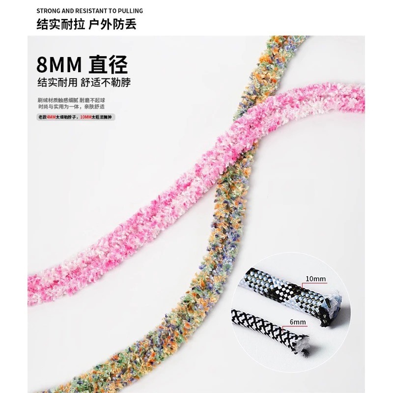 現貨快速寄出 素色手機通用掛繩 手機吊繩【LeeuDesign】8mm 雙鉤 手腕掛繩（附360°墊片）-細節圖8