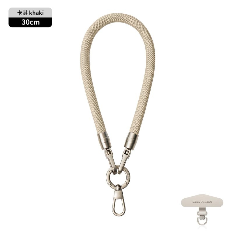 現貨快速寄出 素色手機通用掛繩 手機吊繩【LeeuDesign】8mm 雙鉤 手腕掛繩（附360°墊片）-規格圖11