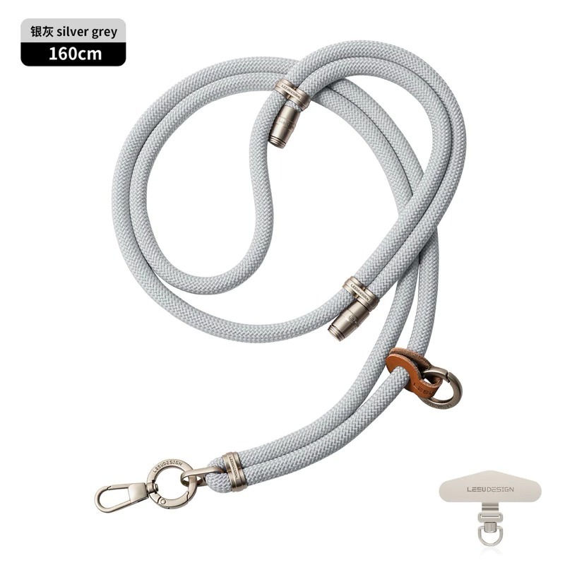 現貨快速寄出 素色手機通用掛繩 手機吊繩【LeeuDesign】8mm 雙鉤 手腕掛繩（附360°墊片）-規格圖11