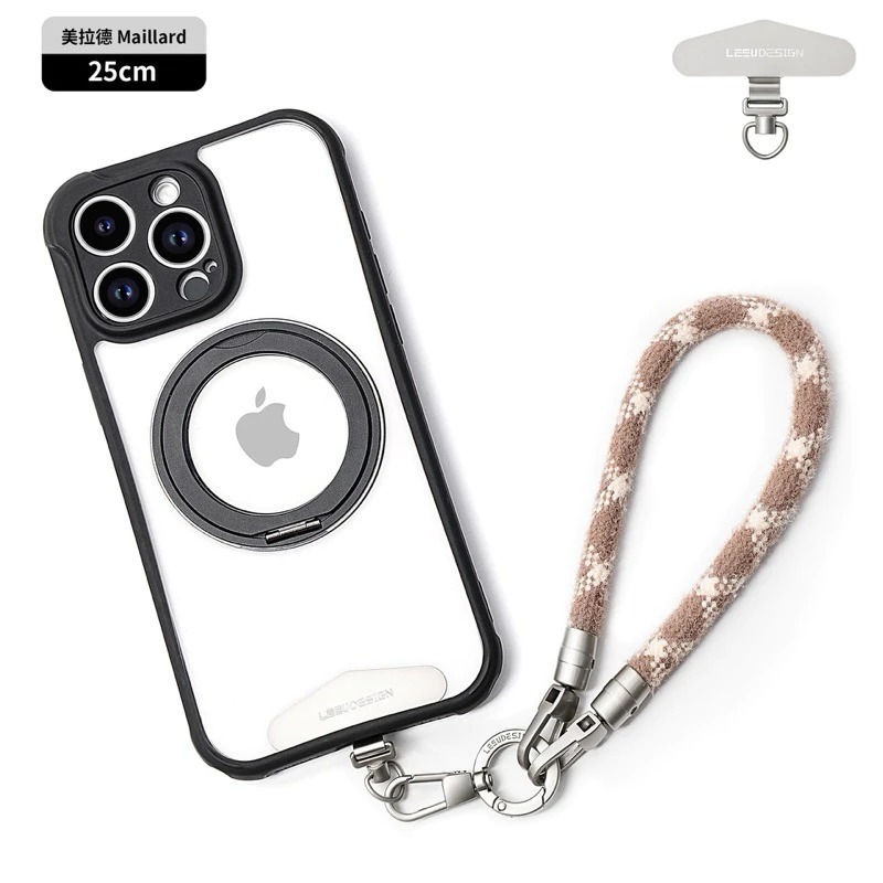 現貨快速寄出 素色手機通用掛繩 手機吊繩【LeeuDesign】8mm 雙鉤 手腕掛繩（附360°墊片）-規格圖11