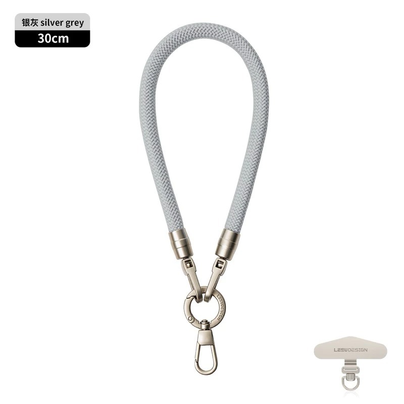 現貨快速寄出 素色手機通用掛繩 手機吊繩【LeeuDesign】8mm 雙鉤 手腕掛繩（附360°墊片）-規格圖11