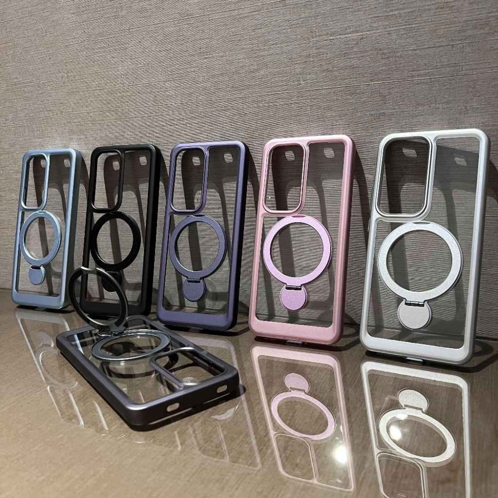 星河系 磁吸支架 手機殼 適用 OPPO RENO12 RENO11 RENO 12 11 10 PRO + 防摔殼-細節圖2