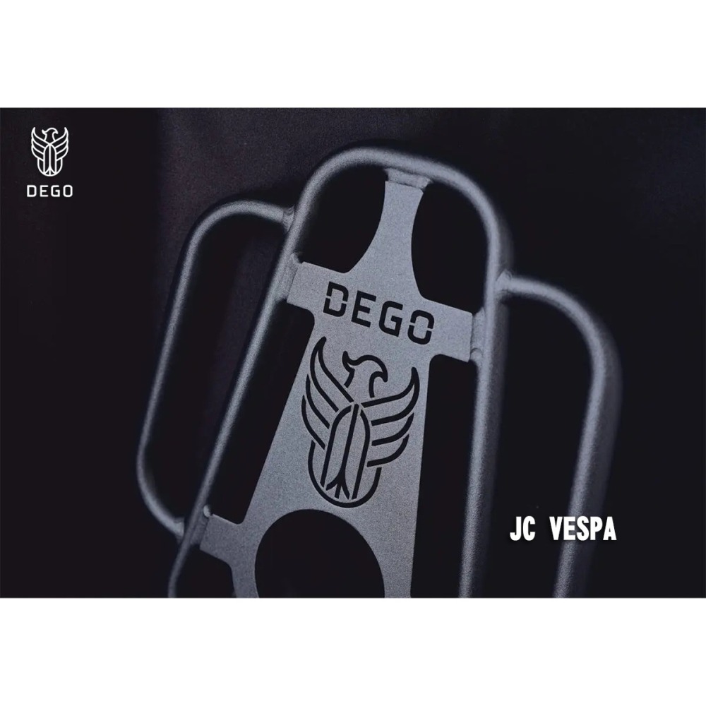 【JC VESPA】DEGO 全白鐵飛翼腳踏 春天/衝刺 腳踏置物架 偉士牌 GTS/Primavera/Sprint-細節圖3