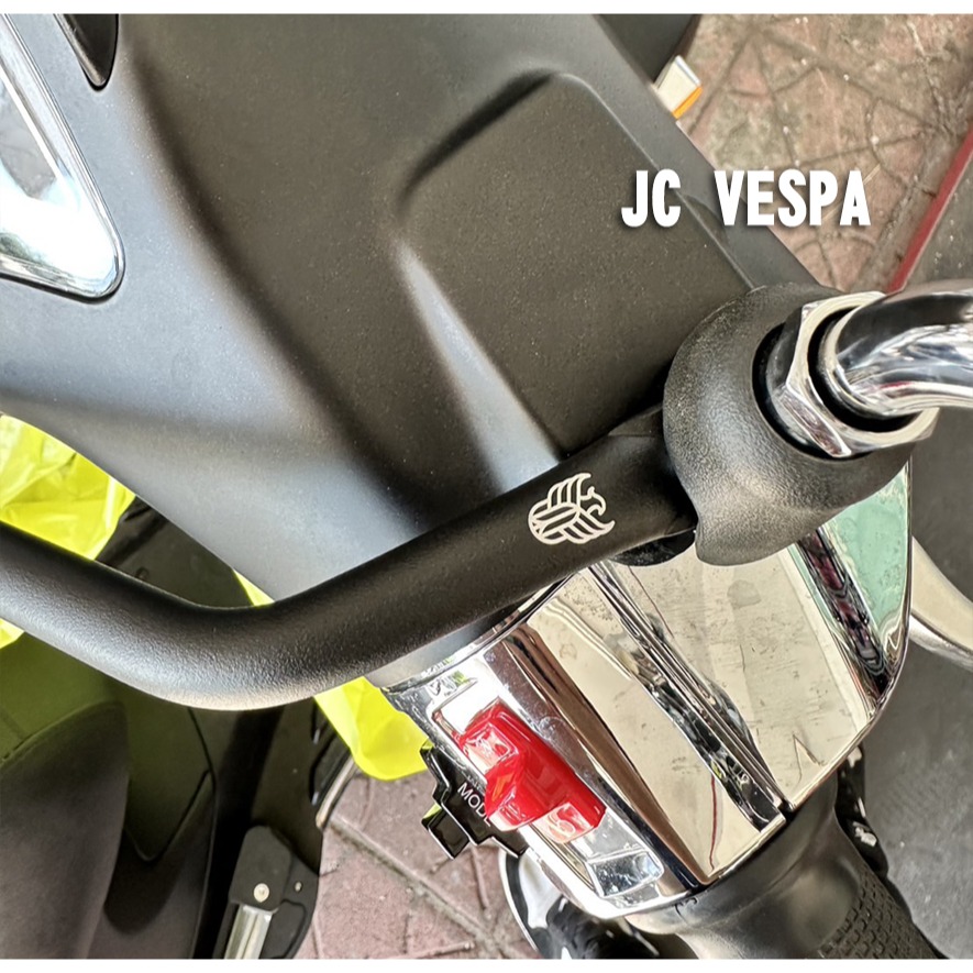 【JC VESPA】DEGO多功能龍頭支架 Vespa GTV/GTS 機車扶手架/掛物架(可裝 X-Guard手機架)-細節圖2