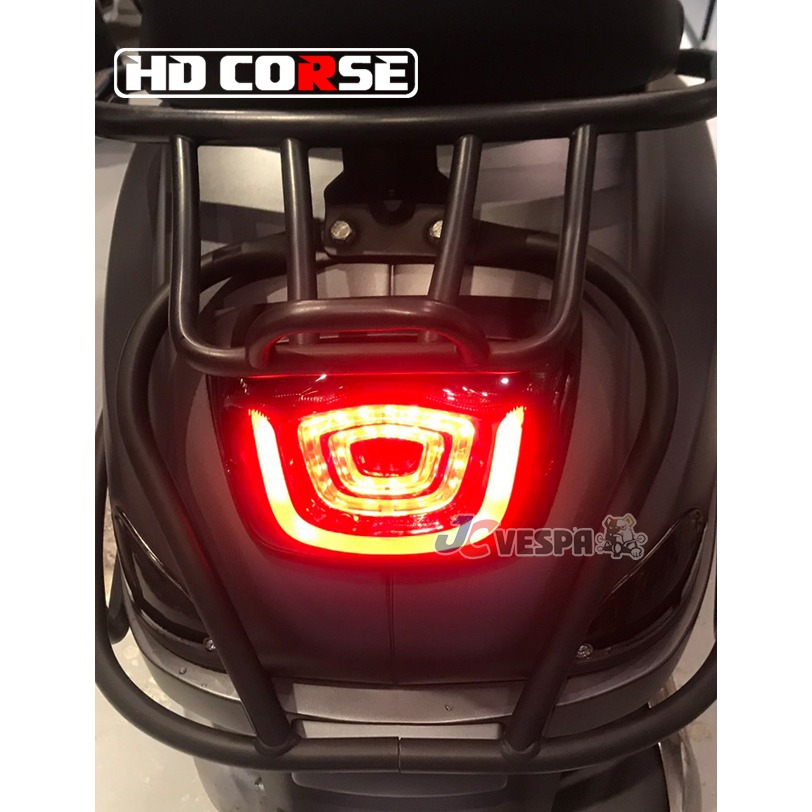 【JC VESPA】HD CORSE LED 導光型尾燈 LX/S 煞車尾燈 Vespa LX FL/LT/LXV通用-細節圖3