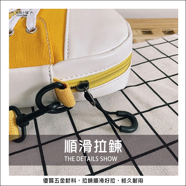 帆布鞋斜背包 單肩包 側背包 斜肩包 肩背包 側背包 帆布包 鞋子造型包 休閒包-細節圖4
