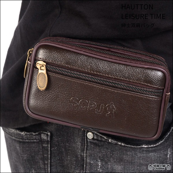 皮革手機腰包 拉鍊手機套 穿皮帶 通適用 iPhone 14 Pro Max 13 12 11 XS 8 7 Plus-細節圖9