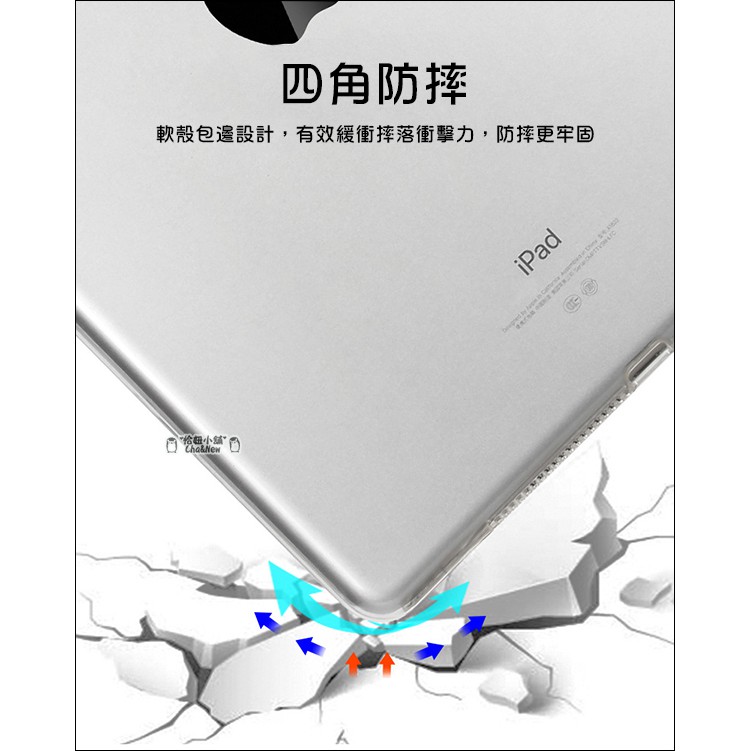 iPad mini 5 筆槽透明套 氣囊 透明殼 保護套 保護殼 防摔套 防摔殼 矽膠套 軟套-細節圖2