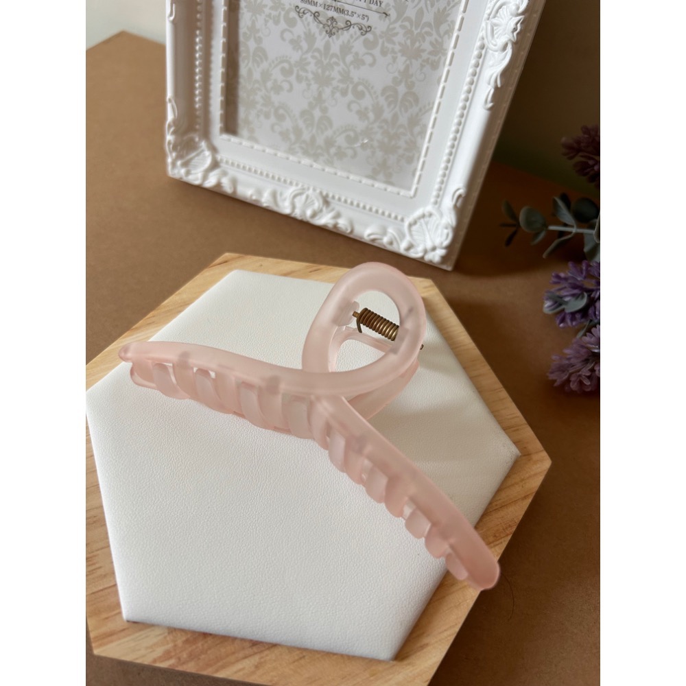 果凍磨砂抓夾 髮夾 鯊魚夾-規格圖1