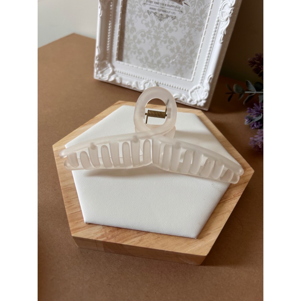 果凍磨砂抓夾 髮夾 鯊魚夾-規格圖1