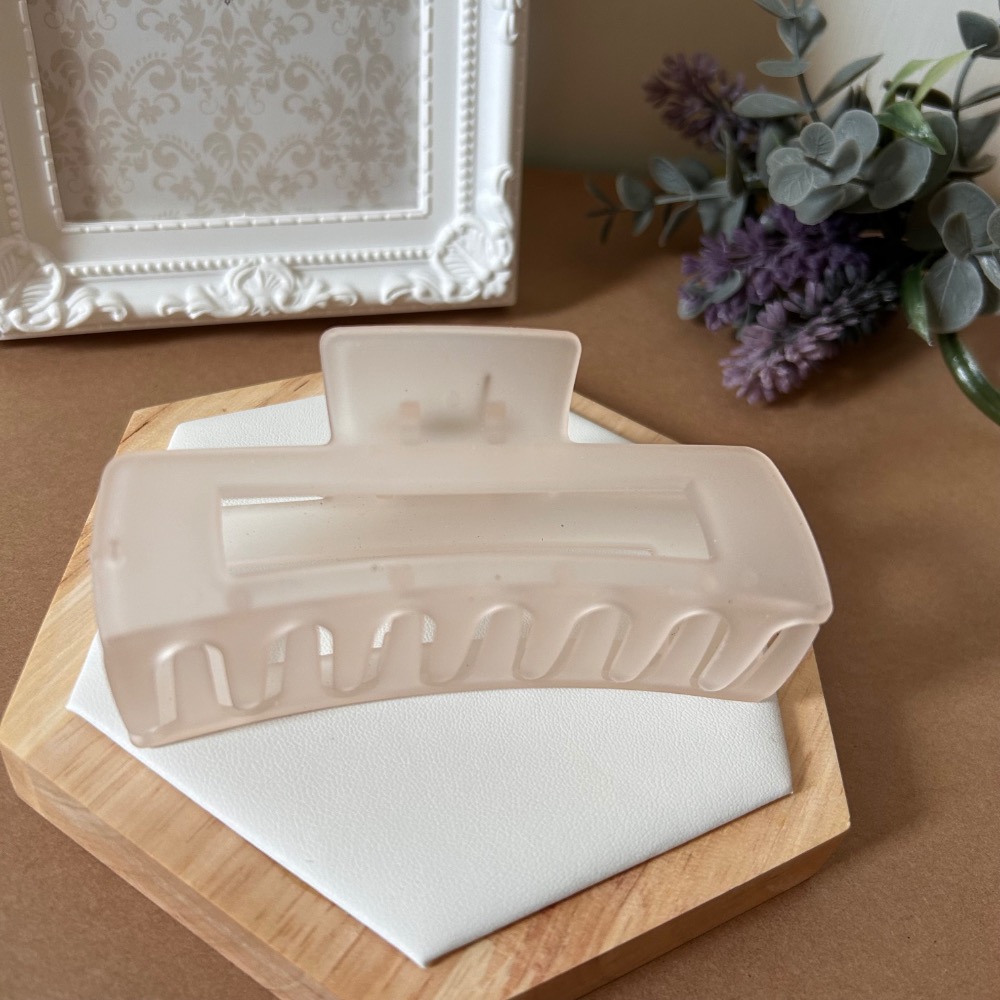 方形果凍鯊魚夾 抓夾 髮夾-規格圖1