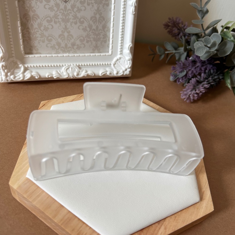 方形果凍鯊魚夾 抓夾 髮夾-規格圖1