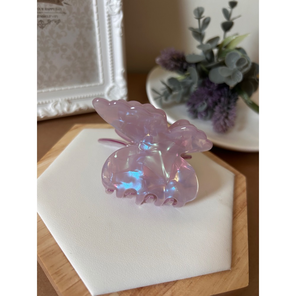 漸變醋酸蝴蝶抓夾-細節圖2