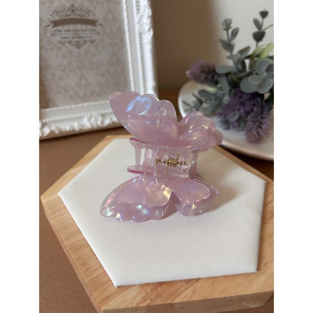 漸變醋酸蝴蝶抓夾-細節圖3