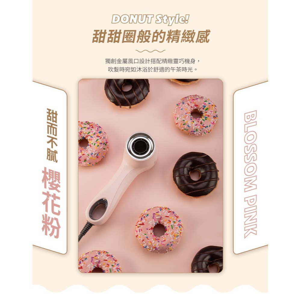 【福利品】SOLAC  SD-800 專業負離子甜甜圈吹風機-細節圖3