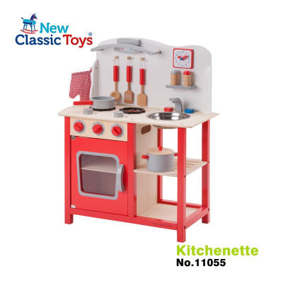 【荷蘭New Classic Toys】活力小主廚木製廚房玩具（含配件9件）- 11055