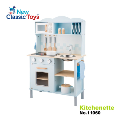 【荷蘭New Classic Toys】聲光小主廚木製廚房玩具（含配件12件） - 11065