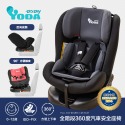 【YODA】 ISOFIX360度旋轉汽車安全座椅+維京玩具滑步嚕嚕車(淘氣小狗勾)(檢驗編號R37646)-規格圖1