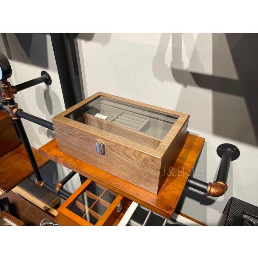 木質手錶飾品收納盒-細節圖3