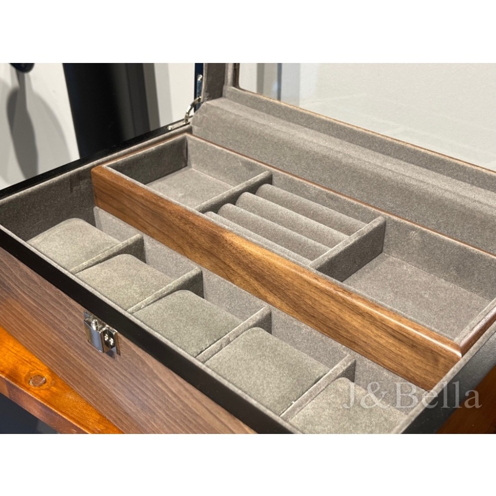 木質手錶飾品收納盒-細節圖4