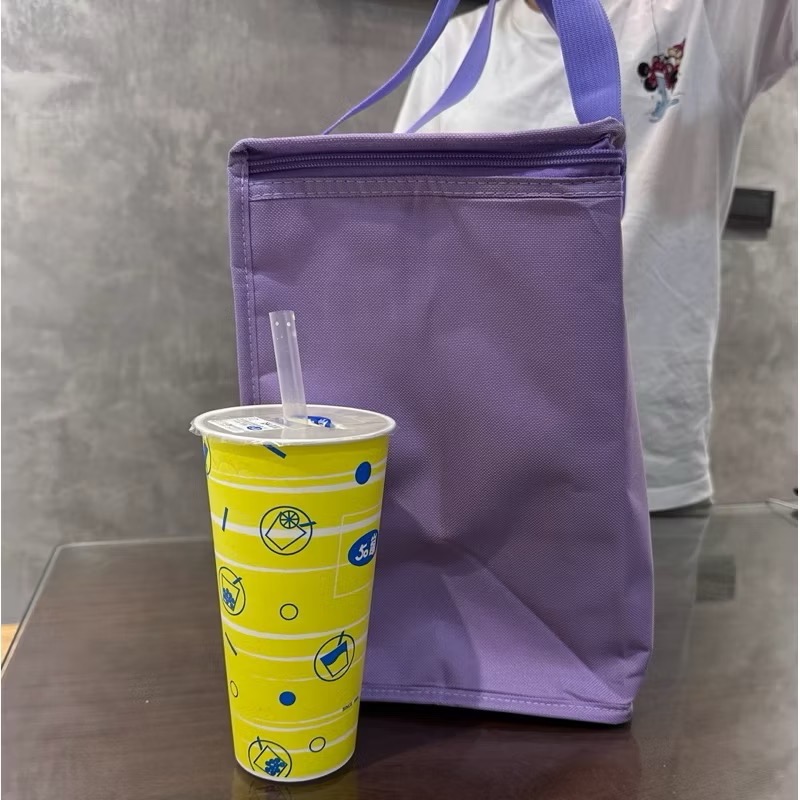 大飲料保冰袋 大手提拉鏈保冷袋 保溫袋 富田股東會-細節圖2