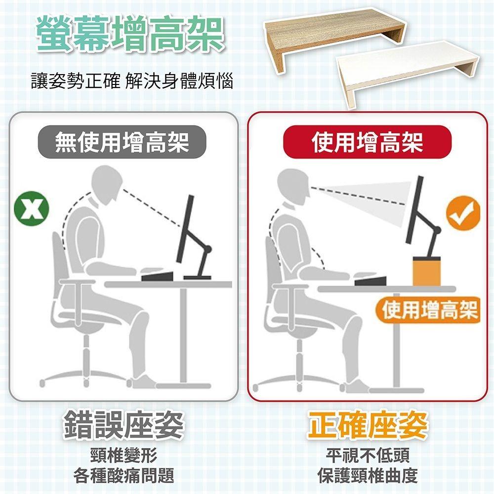 【螢幕架】 桌面電腦架 電腦螢幕架 桌上架增高架螢幕增高架 桌面電腦架 層架 桌上螢幕架 螢幕收納架台灣製造 - ㄚ比比比 - iOPEN Mall