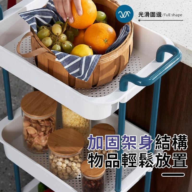 三層推車 收納推車 浴室置物架 廚房收納架 隙縫架 收納架 層架 手推車 儲物架 夾縫小推車 三層置物 置物架-細節圖7