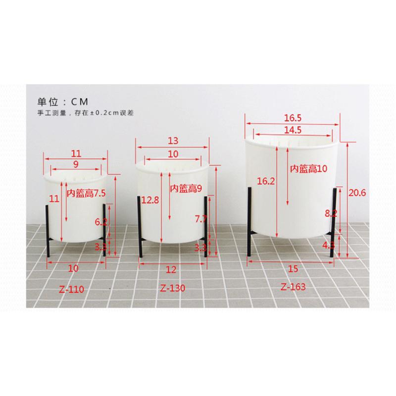 【花盆】自動吸水花盆 吸水花盆 懶人花盆 北歐風 花盆 鐵架花架 蝴蝶蘭 綠植 塑料 多肉花盆盆栽景觀盆栽-細節圖7